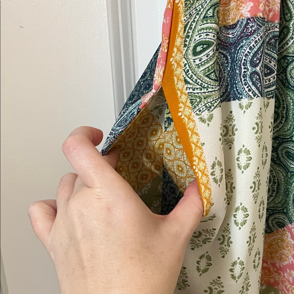 Bohemian Patchwork Maxi Dress - image 5